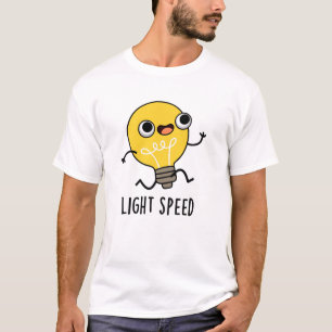 Camiseta Leve Speed Funny Running Bulb Pun