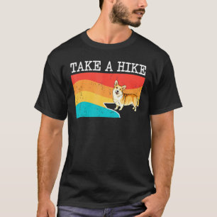 Camiseta Leve Um Corgi Galês Pembroke Gráfico de Caminhada