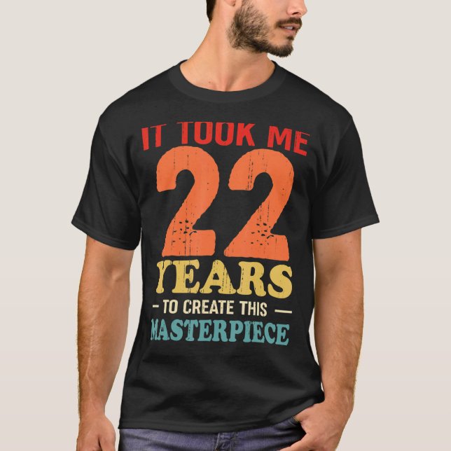 Camiseta Levei 22 Anos Para Criar Esta Masterícula 22t (Frente)