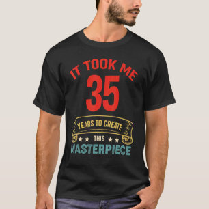 Camiseta Levei 35 Anos Para Criar Esta Masterícula 35t