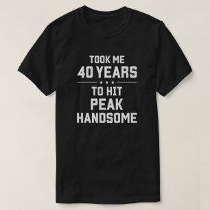 Camiseta Levei 40 anos para chegar ao pico bonito