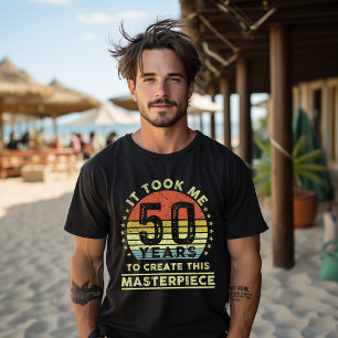 Camiseta Levei 50 anos para criar esta obra-prima 