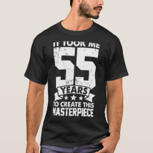 Camiseta Levei 55 Anos Para Criar Esta Masterícula 55t