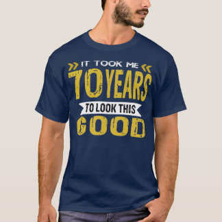 Camiseta Levei 70 anos para parecer tão bom