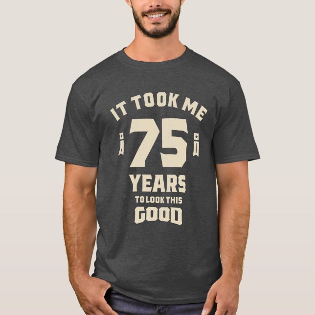 Camiseta Levei 75 Anos - 75 Anos Aniversário (Frente)