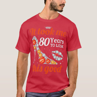 Camiseta Levei 80 anos para olhar para essa boa 80 de mulhe