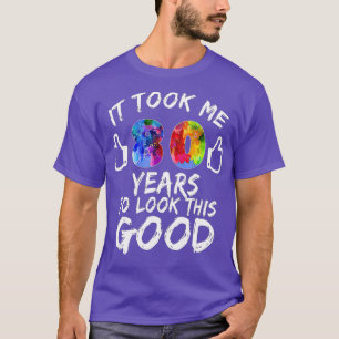Camiseta Levei 80 Anos Para Ver Este Bom Aniversário Da 80