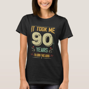 Camiseta Levei 90 Anos A Ver Este Bom Aniversário Da 90