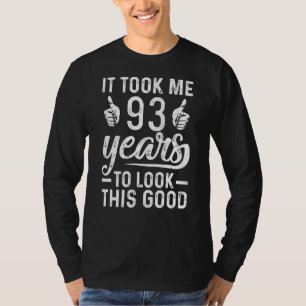 Camiseta Levei 93 Anos A Ver Este Bom 93º Aniversário