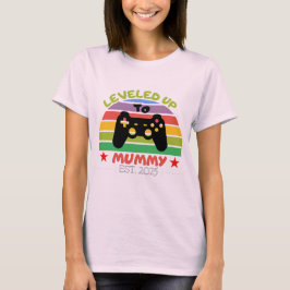 Camiseta Levei Até A Mamã Engraçado Gamer Est. 2025 Mulhere
