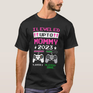 Camiseta Levei Para A Mamãe 2023 Gamer Logo Para Ser Mãe