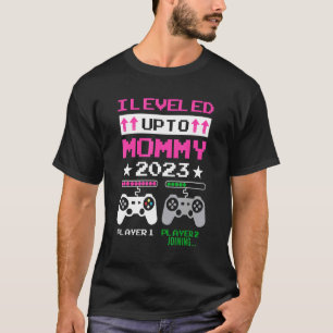 Camiseta Levei Para A Mamãe 2023 Gamer Logo Para Ser Mãe