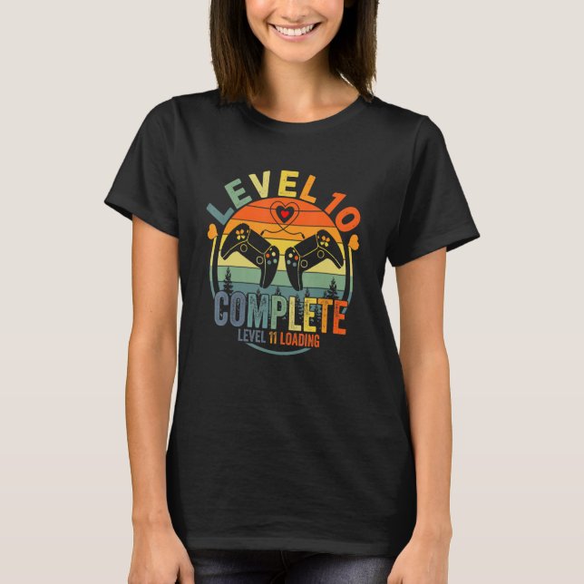 Camiseta Level 10 Complete Level 11 Loading Game Wedding An (Frente)