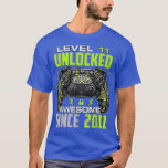 Camiseta Level 11 Unlocked Awesome Since 2011 11th Birthday<br><div class="desc">Level 11 Unlocked Awesome Since 2011 11th Birthday Gaming 772  .</div>