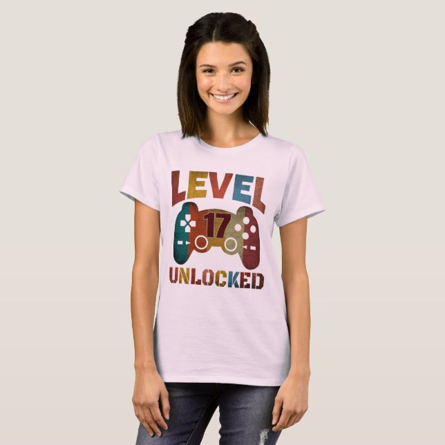 Camiseta LEVEL 17 UNLOCKED T-Shirt (Frente Completa)