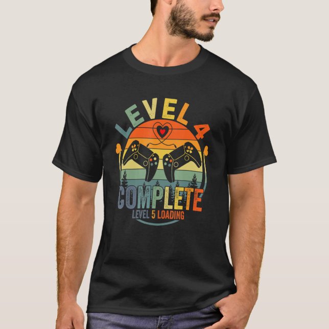 Camiseta Level 4 Complete Level 5 Loading Gamer Wedding Ann (Frente)