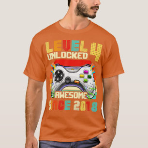 Camiseta Level 4 Unlocked Awesome 2018 4th Birthday Gift Vi