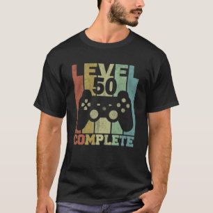 Camiseta Level 50 Complete 50 Years Birthday Gift For Men A