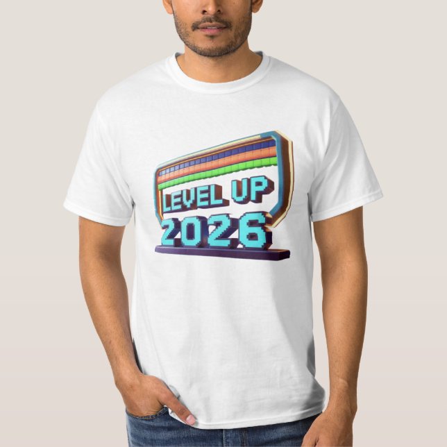 Camiseta Level Up 2026 (Frente)