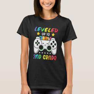 Camiseta Leveled Up To 2nd Grade All Family