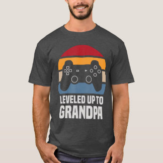 Camiseta Leveled Upo Grandpa Gamer Gaming funny