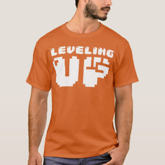 Camiseta Leveling Up Gaming Cool Video Game Player Gamer Gi