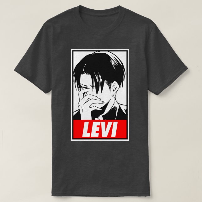 Camiseta Levi Ackerman (Frente do Design)