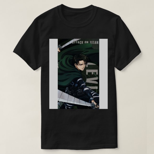 Camiseta Levi Ackerman 2 (Frente do Design)