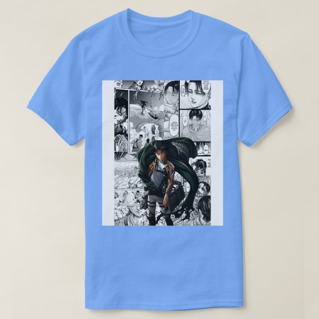 Camiseta Levi Ackerman 5 (Frente do Design)