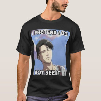 Camiseta Levi Ackerman meme