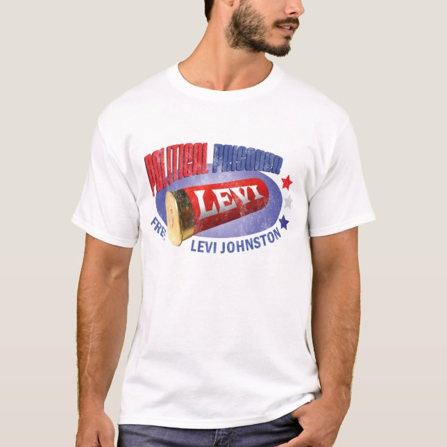 Camiseta LEVI LIVRE - preso político (Frente)