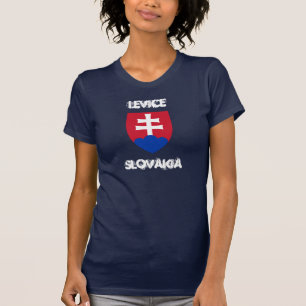Camiseta Levice, Eslováquia com casaco de armas