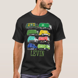Camiseta Levin Trash Truck For Kids Collector Ecologist Gar