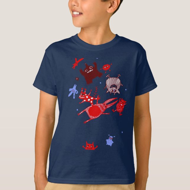 Camiseta levitação de monstros (Frente)