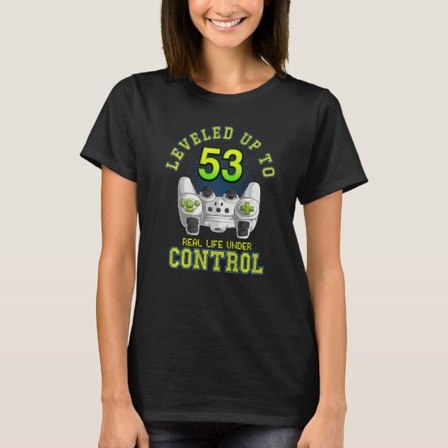 Camiseta Levou Até 53 Jogadores 53º Aniversário Mulheres Ra (Frente)
