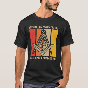 Camiseta Levou Um Juro Masônico Mestra Praça E Compass