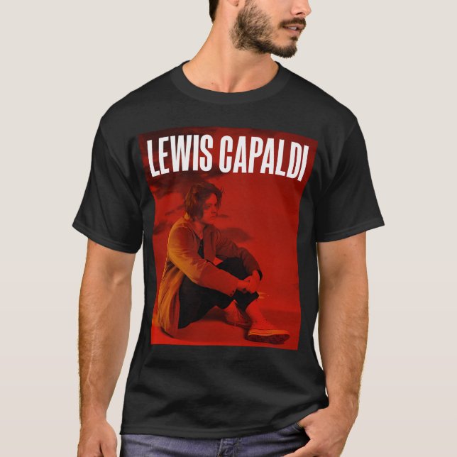 Camiseta Lewis Capaldi - Cobrir do álbum (Frente)