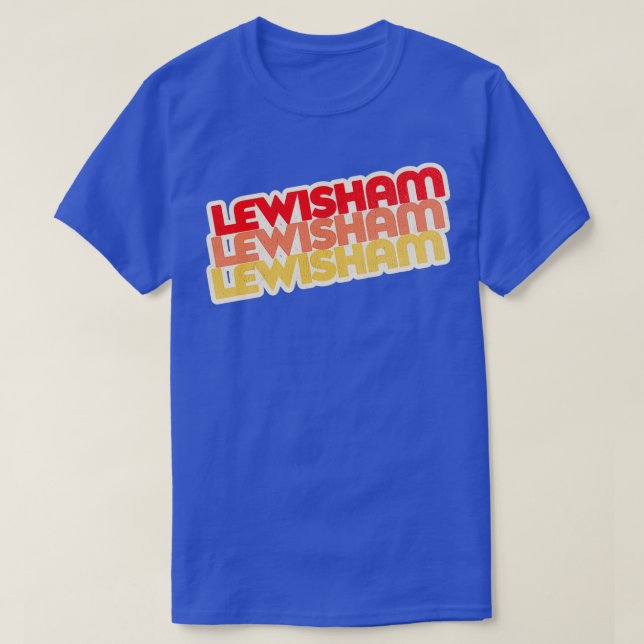 Camiseta Lewisham Retro Stack (Frente do Design)