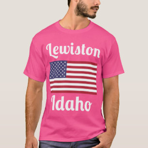 Camiseta Lewiston Idaho Impressões Elegantes4