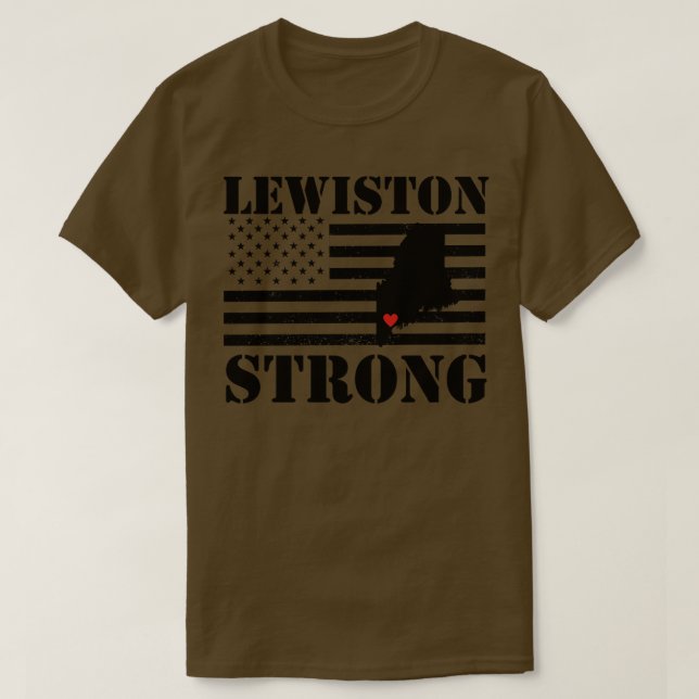 Camiseta Lewiston Strong TSirt (Frente do Design)