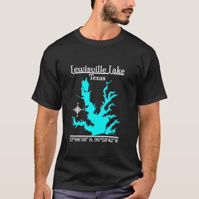 Camiseta Lewisville Lake Texas Long Sleeve T Shirt (Frente)