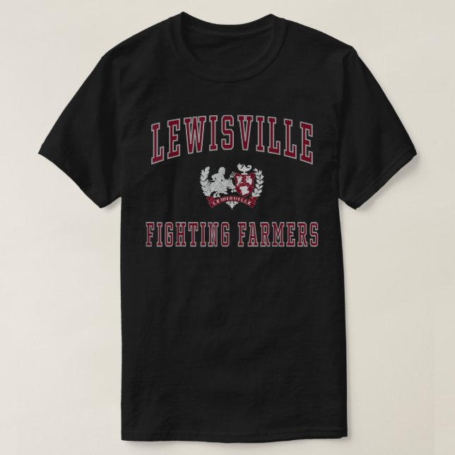 Camiseta Lewisville Segundo grau Fighting Farmers T-Shirt C (Frente do Design)