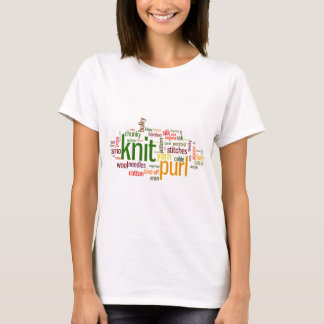 Camiseta Léxico de confecção de malhas - palavras para