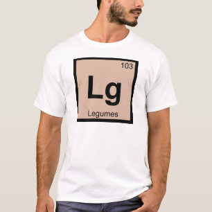 Camiseta Lg - Símbolo de Mesa Periódica de Química de Le