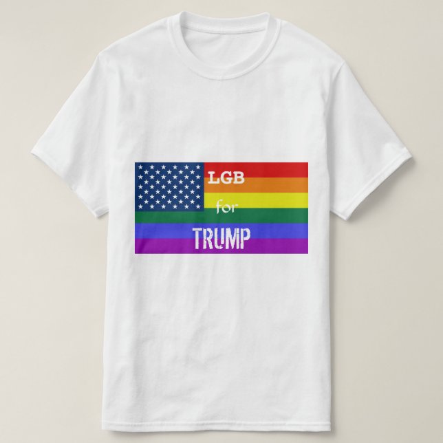 CAMISETA LGB PARA TRUMP (Frente do Design)