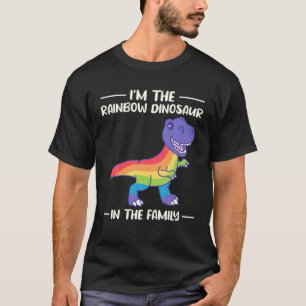 Camiseta LGBRex Dinosaur - I'm The Rainbow Dinosaur In The