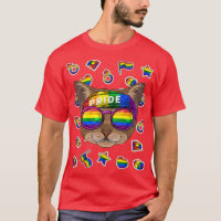 LGBT Abyssinian Orgulho gay Mês Cat Rainbow Lesbia