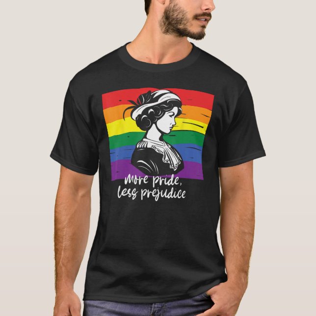 Camiseta LGBT Ally More Orgulho Menos Preconceito Progresso (Frente)