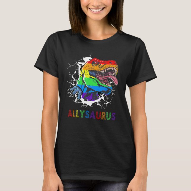 Camiseta LGBT Ally Surus Be Kind Gay Rainbow  LGBTQ  Idea (Frente)