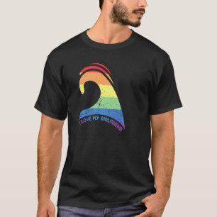 Camiseta Lgbt Ama Meu Coração Namorada Meia Para Casal Gay